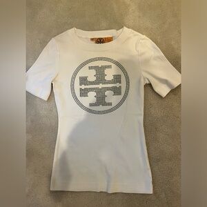 Tory Burch Logo TShirt Size XS